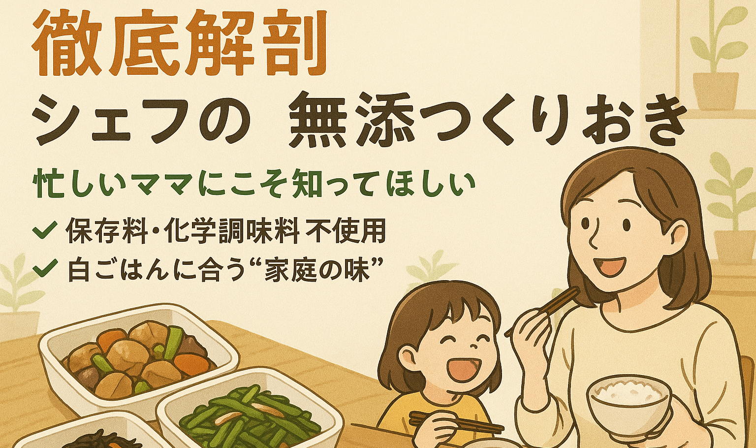 シェフの無添つくりおきの画像